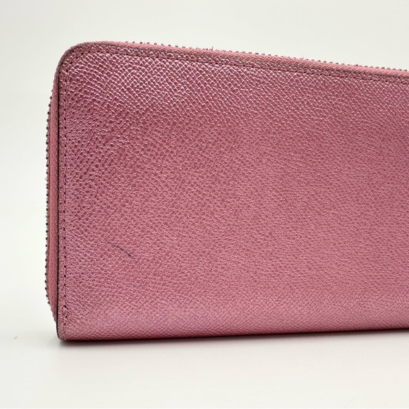 Coach Crossgrain Leather Accordion Zip Wallet
Metallic Antique Blush F21068 - Picture 6 of 15